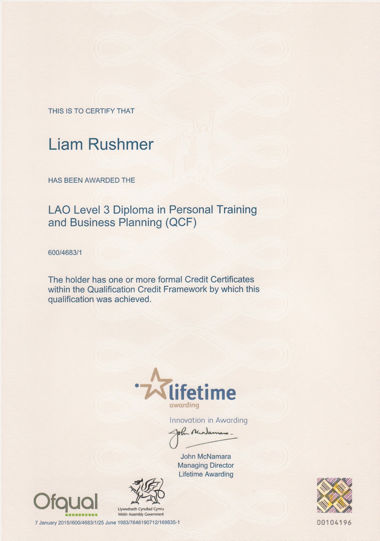 Qualification